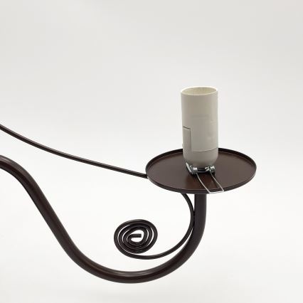 Brilagi - Lampadario a sospensione con catena COTTAGE 3xE14/40W/230V marrone