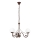 Brilagi - Lampadario a sospensione con catena COTTAGE 3xG9/40W/230V marrone/bianco
