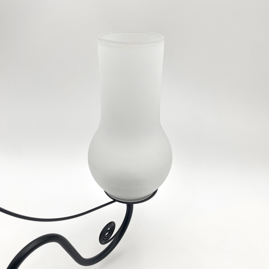 Brilagi - Lampadario a sospensione con catena COTTAGE 5xE14/40W/230V nero/bianco