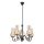 Brilagi - Lampadario a sospensione con catena COTTAGE 5xE14/40W/230V nero/marrone