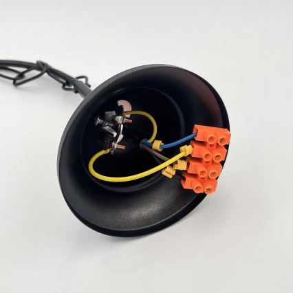 Brilagi - Lampadario a sospensione con catena COTTAGE 5xE14/40W/230V nero/marrone