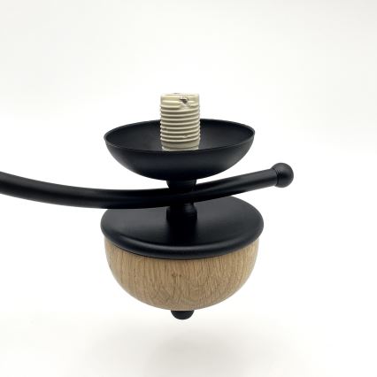 Brilagi - Lampadario a sospensione con catena COTTAGE 5xG9/40W/230V faggio/bianco