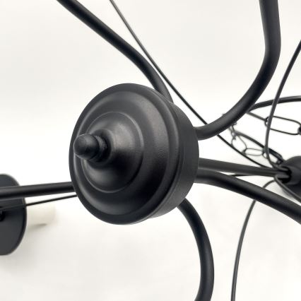 Brilagi - Lampadario a sospensione con catena COTTAGE 5xG9/40W/230V nero/bianco