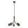 Brilagi - Lampadario a sospensione con catena COTTAGE 5xG9/40W/230V quercia/bianco
