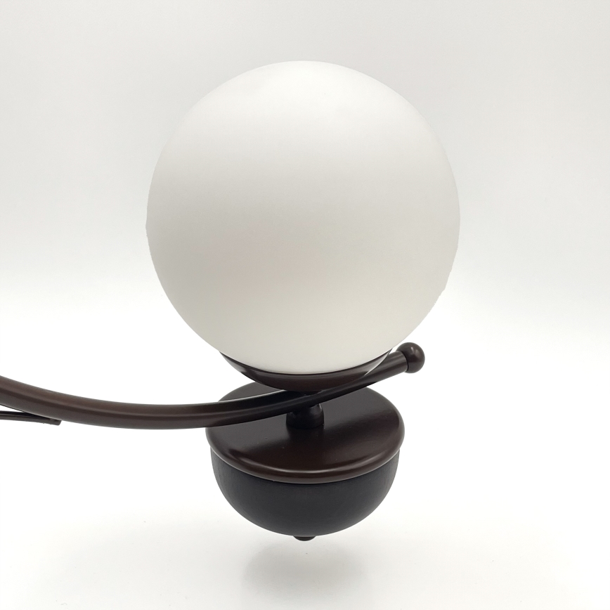 Brilagi - Lampadario a sospensione con catena COTTAGE 5xG9/40W/230V quercia/bianco