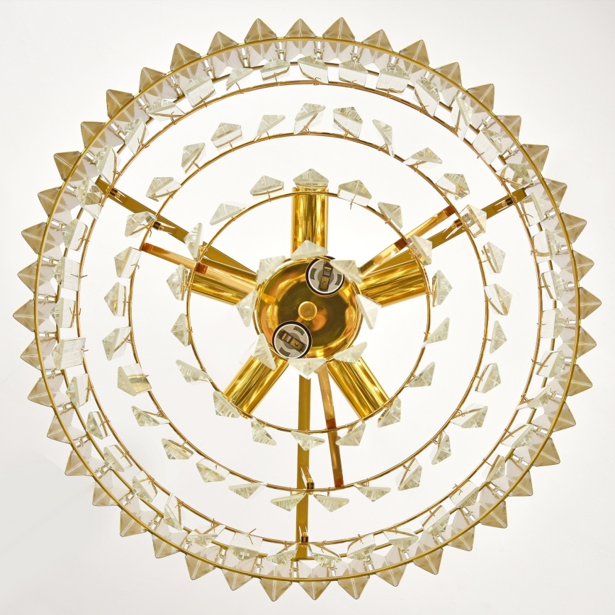 Brilagi - Lampadario a sospensione con catena CRISTAL 5xE14/40W/230V Ø 45 cm