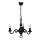 Brilagi - Lampadario a sospensione con catena IMPERO 3xE14/60W/230V nero