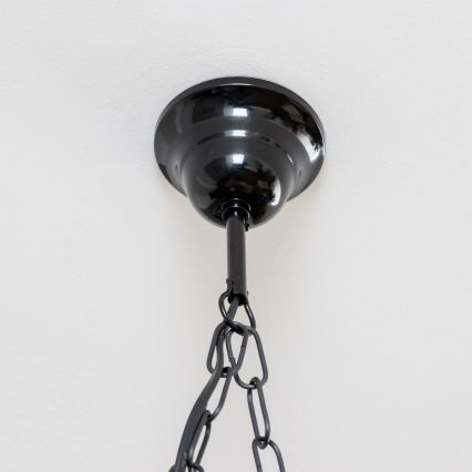 Brilagi - Lampadario a sospensione con catena QUEEN 2xE14/40W/230V faggio/noce