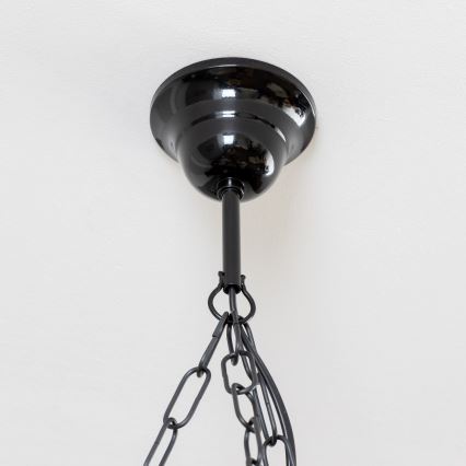 Brilagi - Lampadario a sospensione con catena QUEEN 3xE14/40W/230V faggio/noce