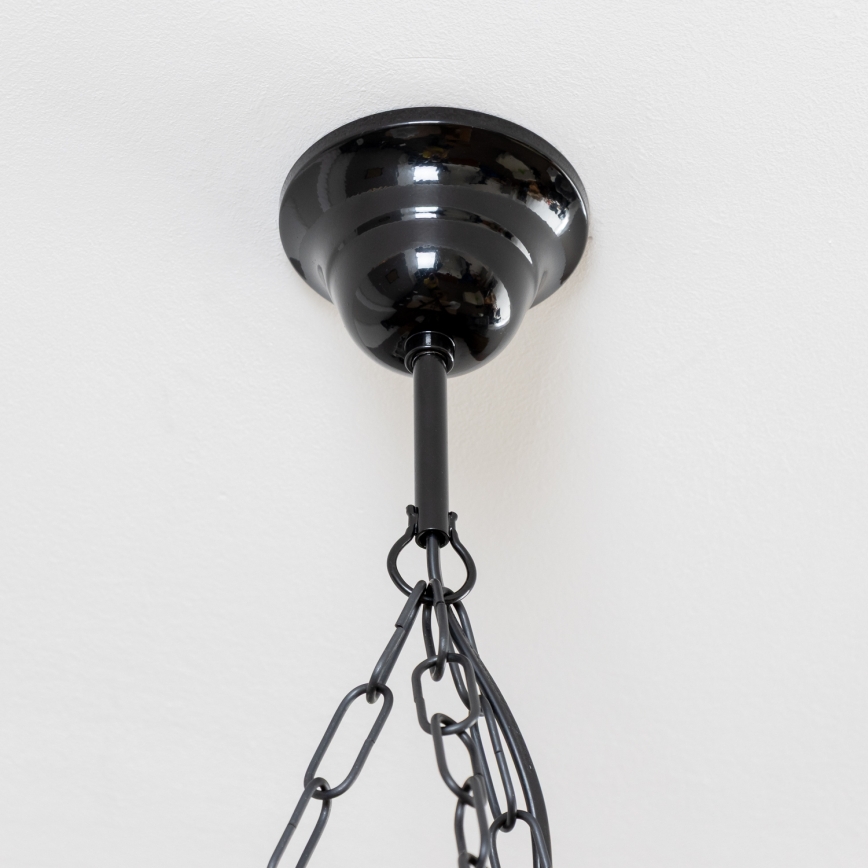 Brilagi - Lampadario a sospensione con catena QUEEN 3xE14/40W/230V faggio/noce