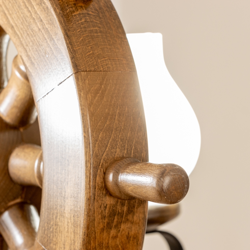 Brilagi - Lampadario a sospensione con catena TIMONA 2xE14/40W/230V faggio/noce