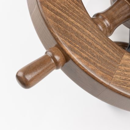 Brilagi - Lampadario a sospensione con catena TIMONA 2xE14/40W/230V faggio/noce