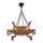 Brilagi - Lampadario a sospensione con catena TIMONA 4xE14/40W/230V faggio/noce