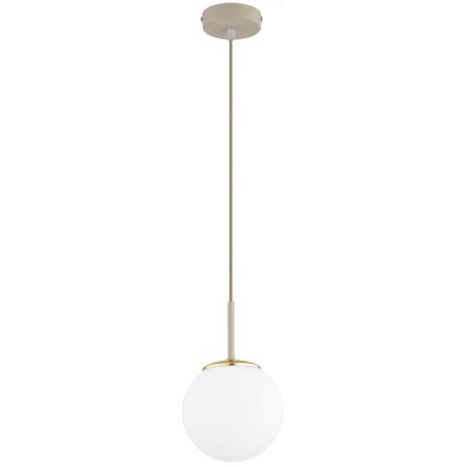 Brilagi - Lampadario a sospensione con cavo 1xE27/60W/230V beige/oro
