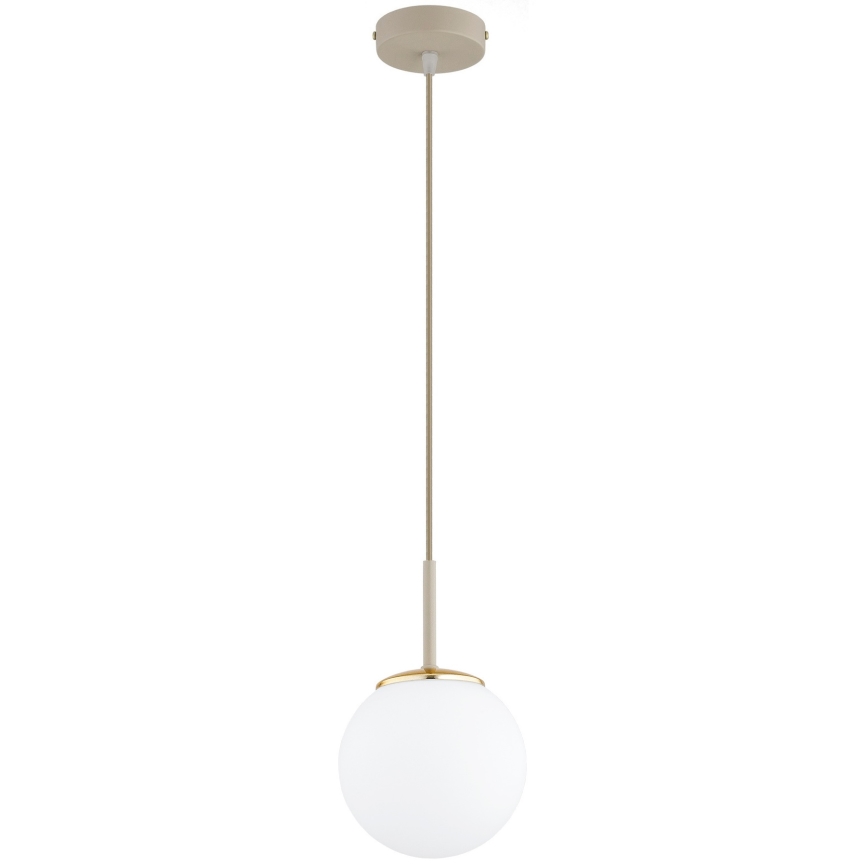 Brilagi - Lampadario a sospensione con cavo 1xE27/60W/230V beige/oro
