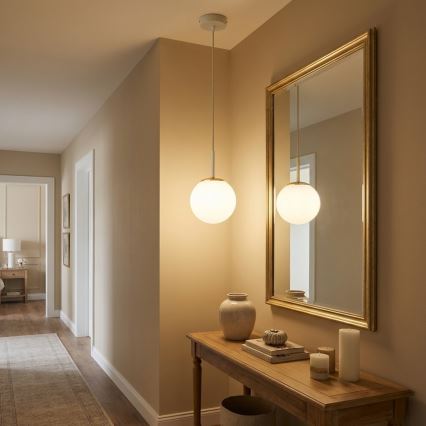 Brilagi - Lampadario a sospensione con cavo 1xE27/60W/230V beige/oro