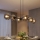 Brilagi - Lampadario a sospensione con cavo 6xE27/60W/230V nero/grigio fumo
