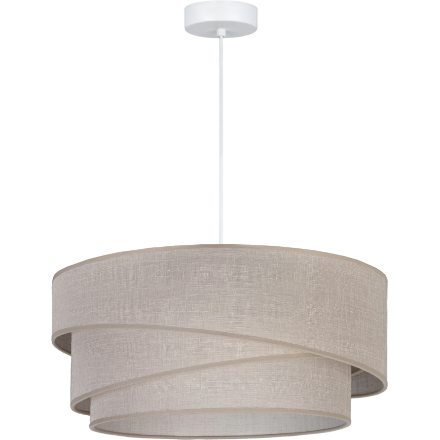 Brilagi - Lampadario a sospensione con cavo ARROW 1xE27/60W/230V Ø 45 cm beige