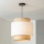 Brilagi - Lampadario a sospensione con cavo CERIA 1xE27/40W/230V diam. 40 cm nero/beige/bianco
