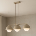 BRILAGI - Lampadario a sospensione con cavo COSMO 3xE27/60W/230V beige/oro
