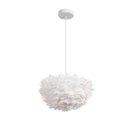 Brilagi - Lampadario a sospensione con cavo FEATHER 3xE27/40W/230V, Ø 40 cm, bianco