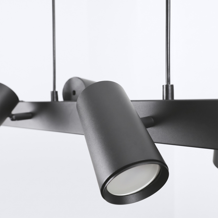 Brilagi - Lampadario LED RGBW dimmerabile a sospensione su cavo SELE 6xGU10/6,5W/230V 2700-6500K nero + telecomando