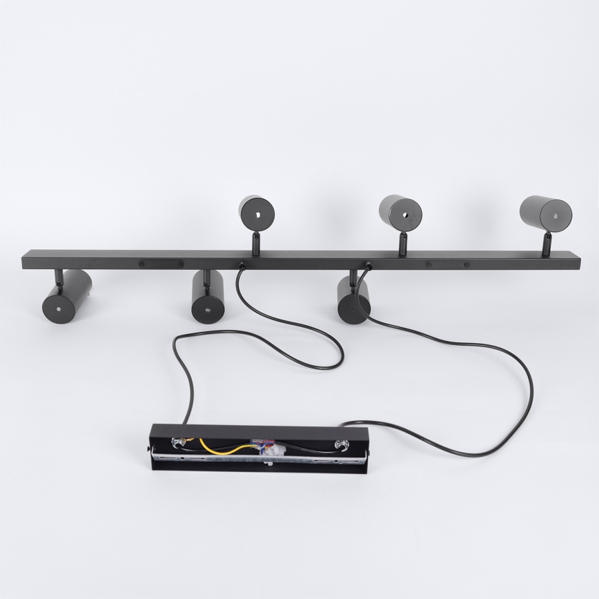 Brilagi - Lampadario LED RGBW dimmerabile a sospensione su cavo SELE 6xGU10/6,5W/230V 2700-6500K nero + telecomando