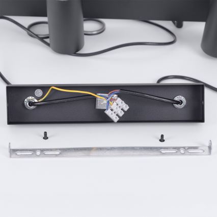 Brilagi - Lampadario LED RGBW dimmerabile a sospensione su cavo SELE 6xGU10/6,5W/230V 2700-6500K nero + telecomando
