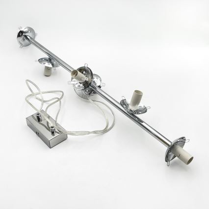 Brilagi - Lampadario a sospensione con cavo MALONY 6xE14/20W/230V cromo lucido