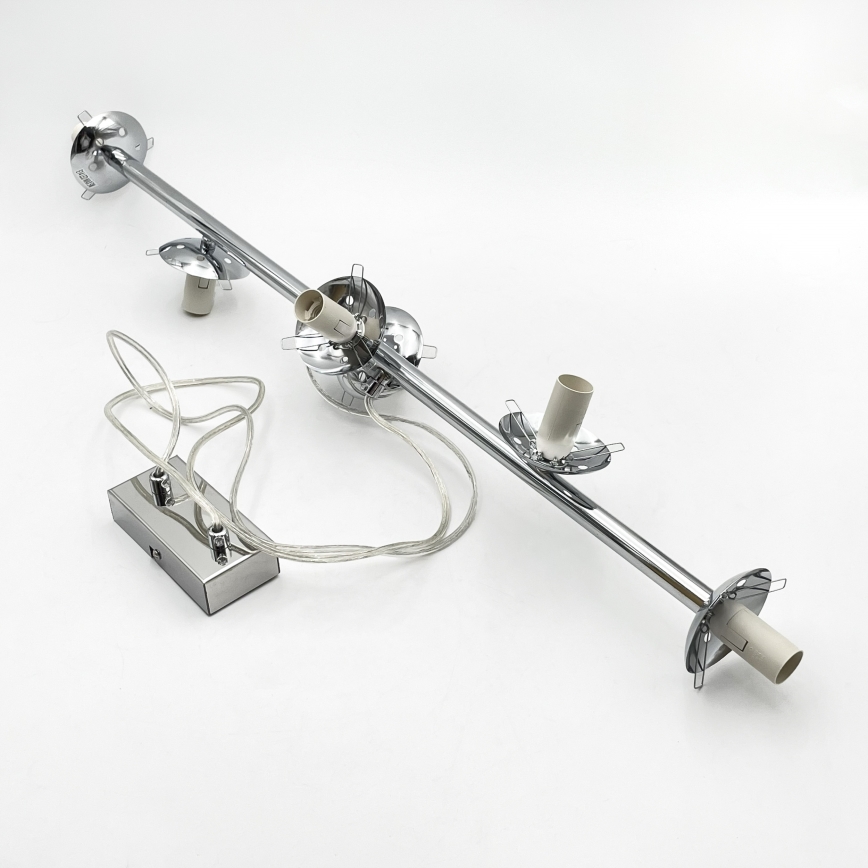 Brilagi - Lampadario a sospensione con cavo MALONY 6xE14/20W/230V cromo lucido