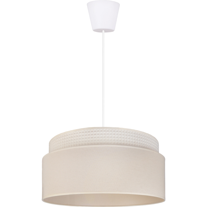 Brilagi - Lampadario a sospensione con cavo PADOVA 1xE27/60W/230V Ø 40 cm colore crema