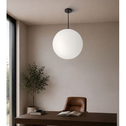 BRILAGI - Lampadario a sospensione con cavo POLOS 1xE27/40W/230V Ø 40 cm nero