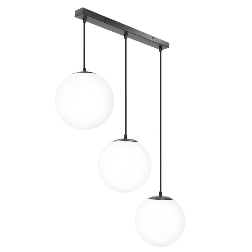 BRILAGI - Lampadario a sospensione con cavo POLOS 3xE27/40W/230V nero