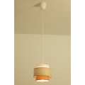 Brilagi - Lampadario a sospensione con cavo RESNA 1xE27/60W/230V diam. 20 cm crema/beige