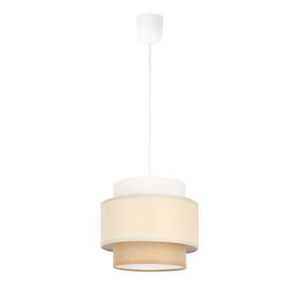 Brilagi - Lampadario a sospensione con cavo RESNA 1xE27/60W/230V diam. 20 cm crema/beige