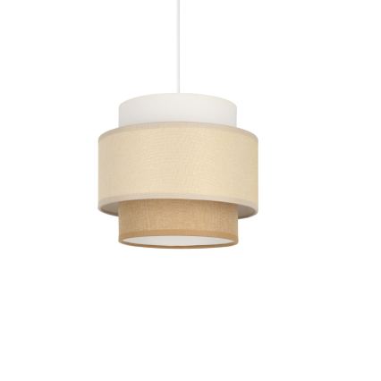 Brilagi - Lampadario a sospensione con cavo RESNA 1xE27/60W/230V diam. 20 cm crema/beige