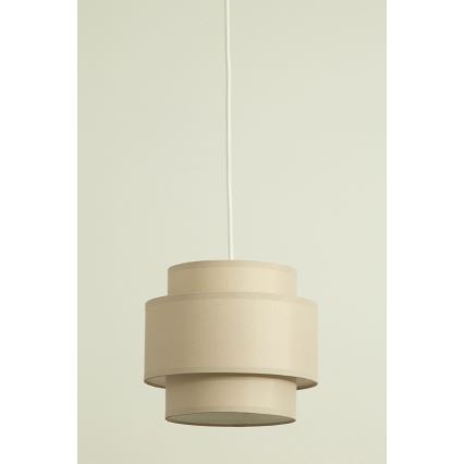 Brilagi - Lampadario a sospensione con cavo RESNA 3xE27/60W/230V Ø 45 cm beige