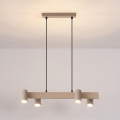 Brilagi - Lampadario a sospensione con cavo SELE 4xGU10/30W/230V beige