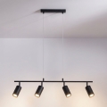 Brilagi - Lampadario a sospensione con cavo SELE 4xGU10/30W/230V nero
