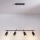 Brilagi - Lampadario a sospensione con cavo SELE 4xGU10/30W/230V nero