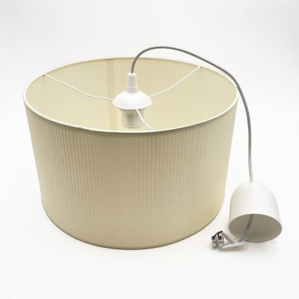 Brilagi - Lampadario a sospensione con cavo SIRIJA MODERN 1xE27/60W/230V Ø 35 cm colore crema