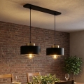 Brilagi - Lampadario a sospensione con cavo SPRING 2xE27/60W/230V nero/oro