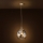 Brilagi - Lampadario a sospensione con cavo VULCANO 1xE27/15W/230V Ø 25 cm beige/beige fumé