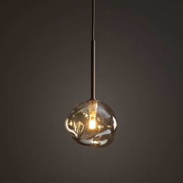 Brilagi - Lampadario a sospensione con cavo VULCANO 1xG9/8W/230V Ø 15 cm beige/fumé