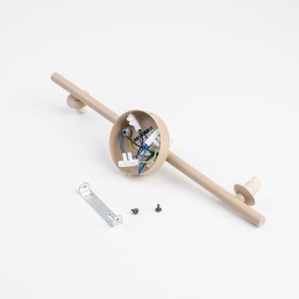 BRILAGI - Lampadario a sospensione con cavo VULCANO 1xG9/8W/230V Ø 15 cm beige/fumé