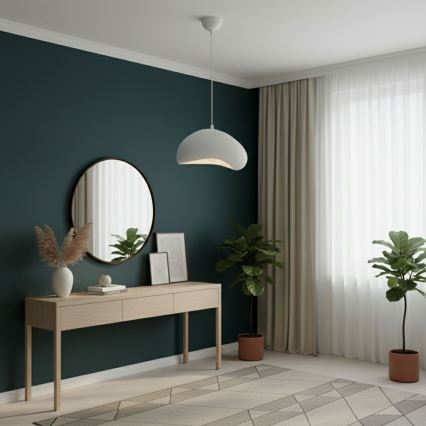 Brilagi - Lampadario a sospensione con cavo WABI SABI 1xE27/40W/230V Ø 32 cm, bianco