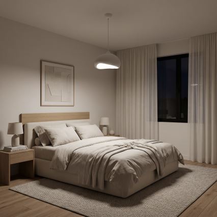 Brilagi - Lampadario a sospensione con cavo WABI SABI 1xE27/40W/230V Ø 32 cm, bianco