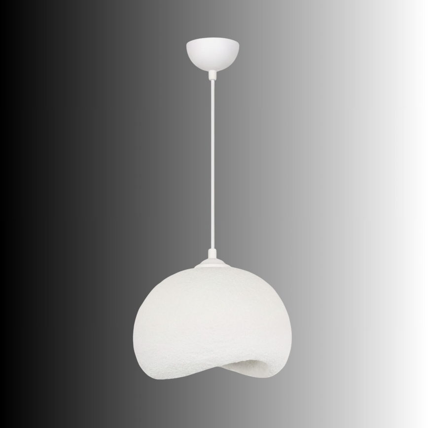 Brilagi - Lampadario a sospensione con cavo WABI SABI 1xE27/40W/230V Ø 34 cm bianco