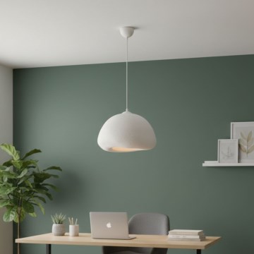 Brilagi - Lampadario a sospensione con cavo WABI SABI 1xE27/40W/230V Ø 42 cm bianco
