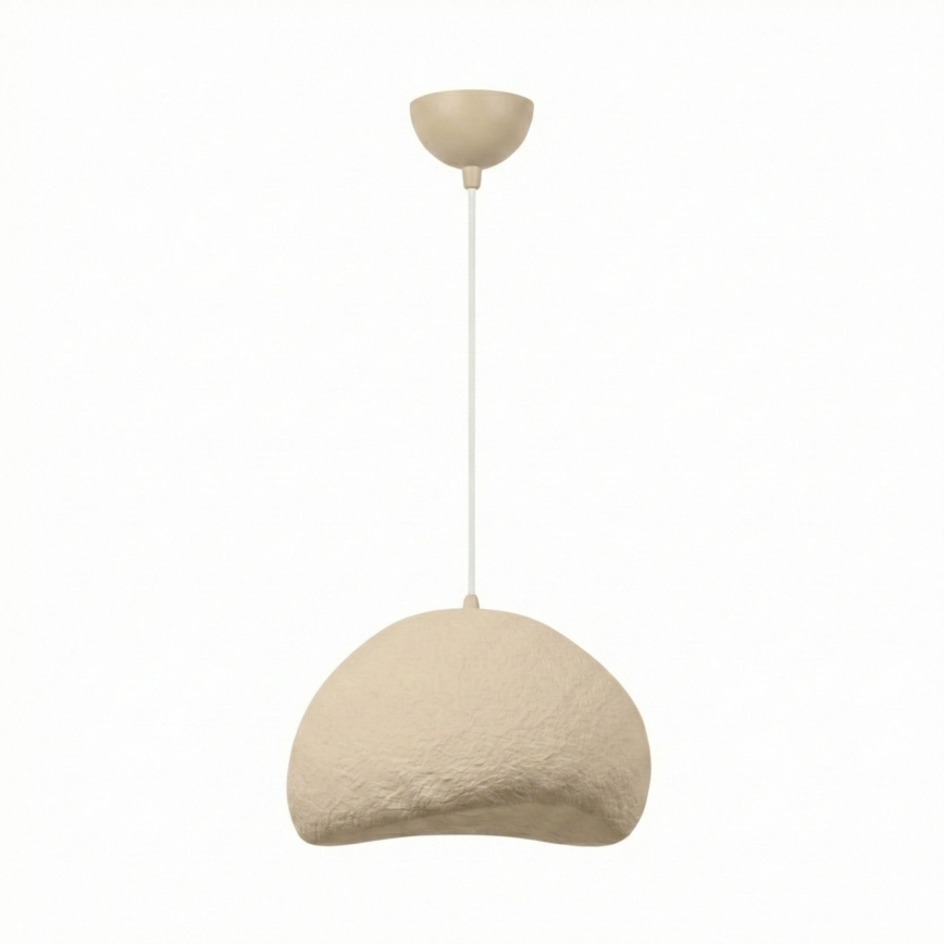 Brilagi - Lampadario a sospensione con cavo WABI SABI 1xE27/40W/230V Ø 50 cm beige